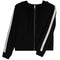 Hacci Retro Stripe Zip Hoodie - Denny's
