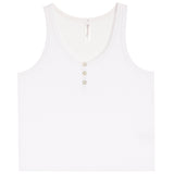 Rib Henley Tank Top