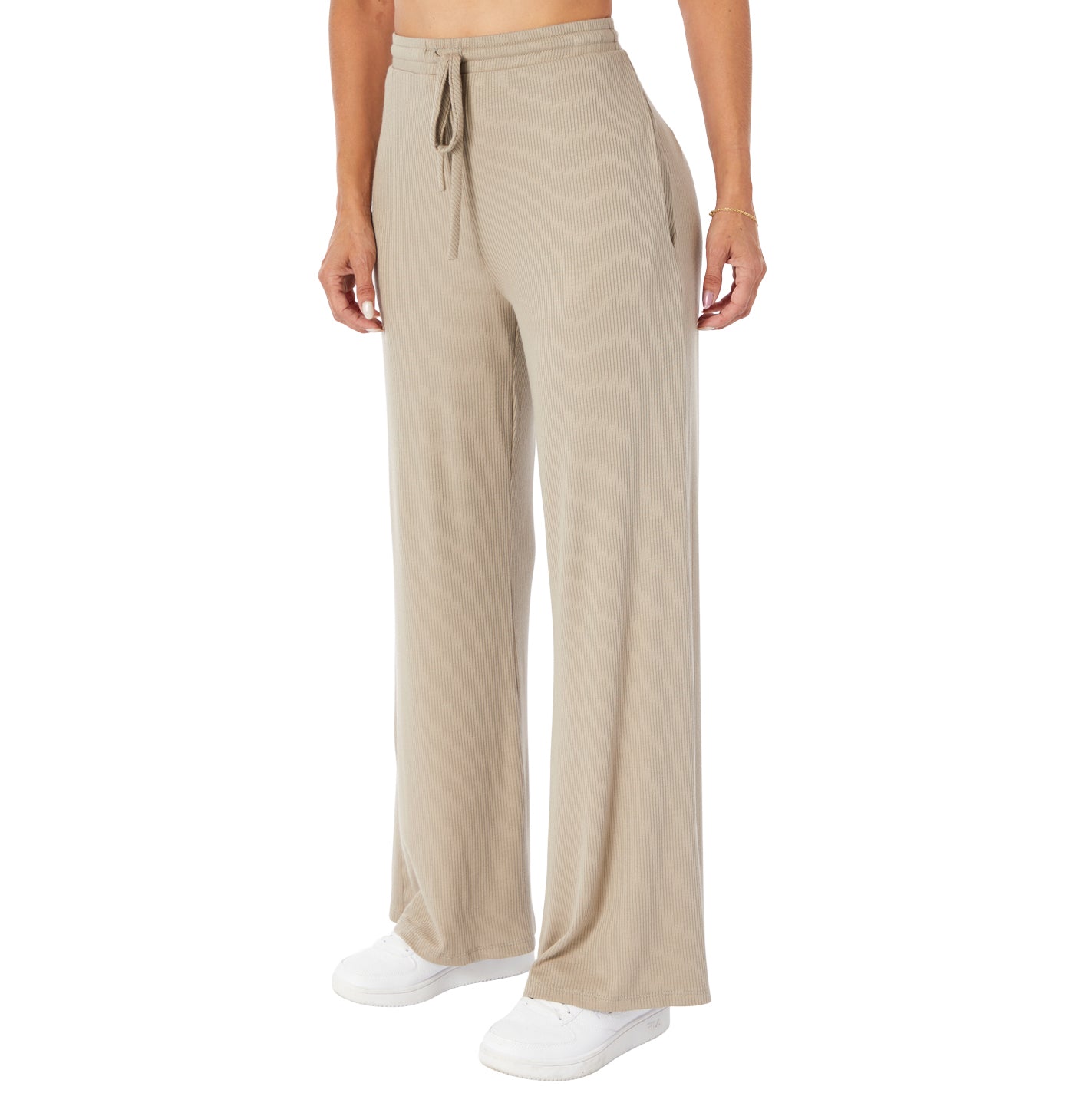 Ribbed Wide Leg Pant - Denny's