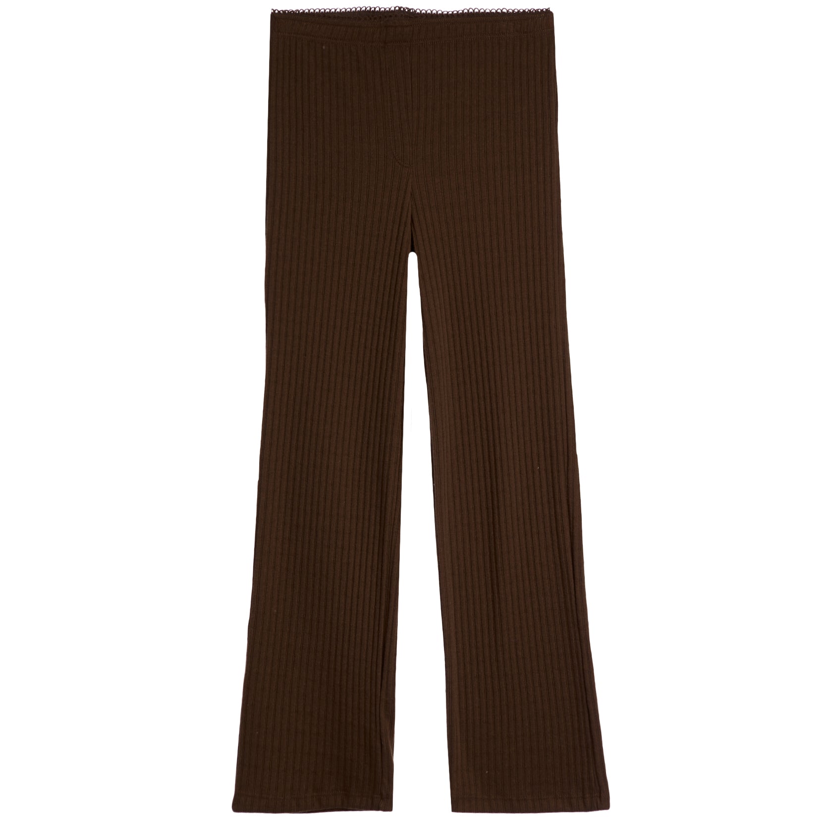 Pointelle Trim Rib Pant - Denny's