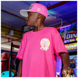 Cotton Candy Snapback Hat - Pink Lemonade