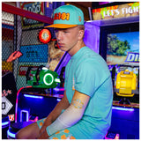 Cotton Candy Snapback Hat Hat - Tangerine Freeze
