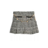 Hattie Lurex Chain Boucle Skirt - Denny's