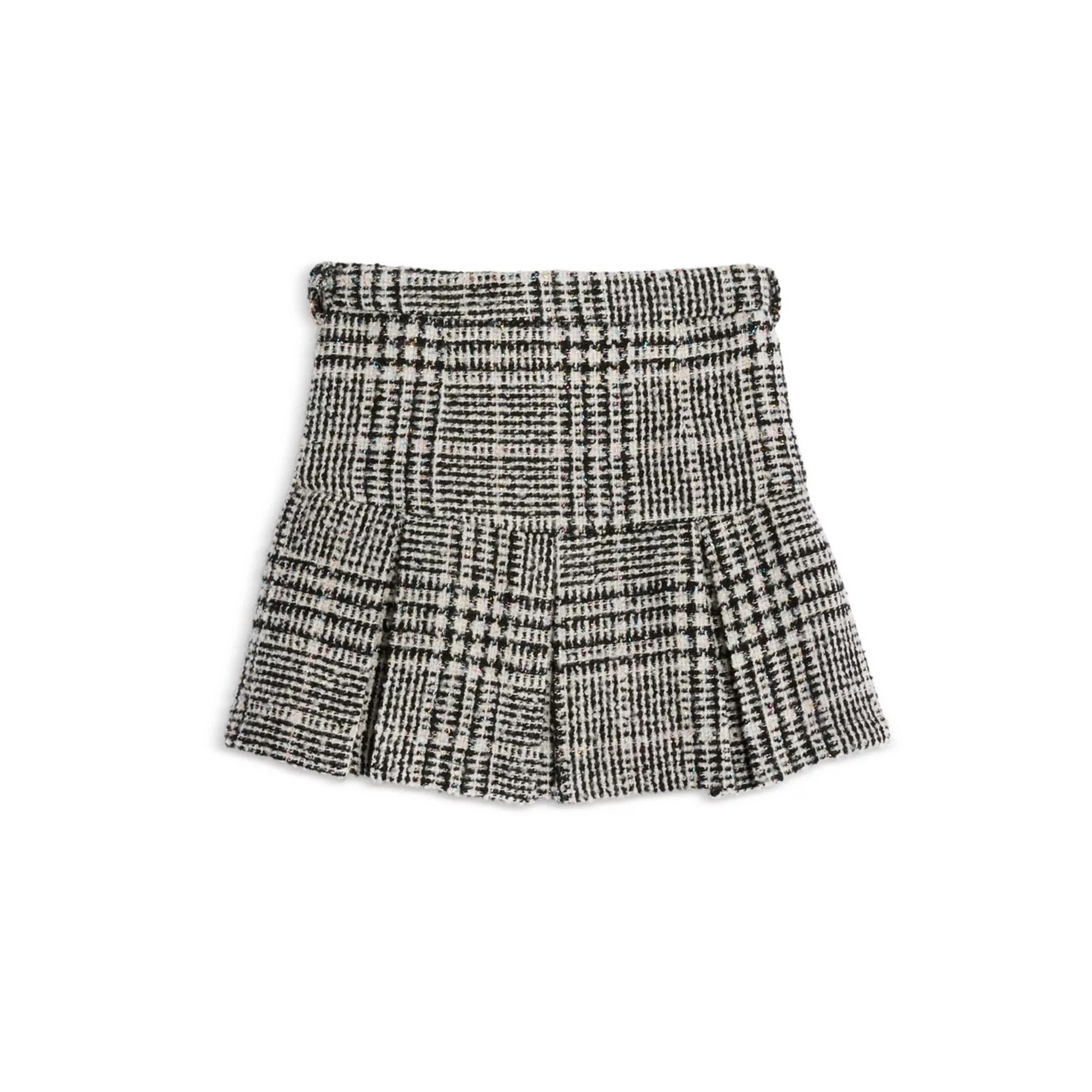 Hattie Lurex Chain Boucle Skirt - Denny's