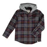 Hooded Plaid Shirt - Denny's