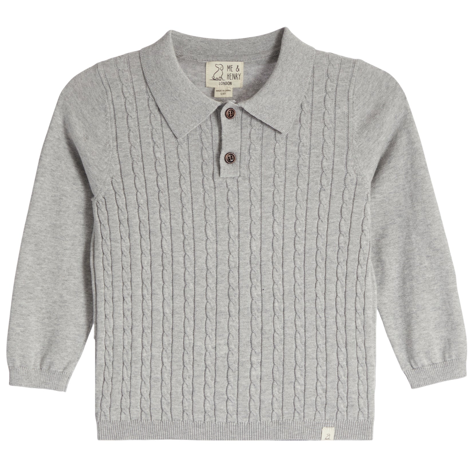 Christian Cable Polo Sweater - Denny's