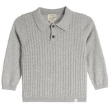 Cable Polo Sweater - Denny's