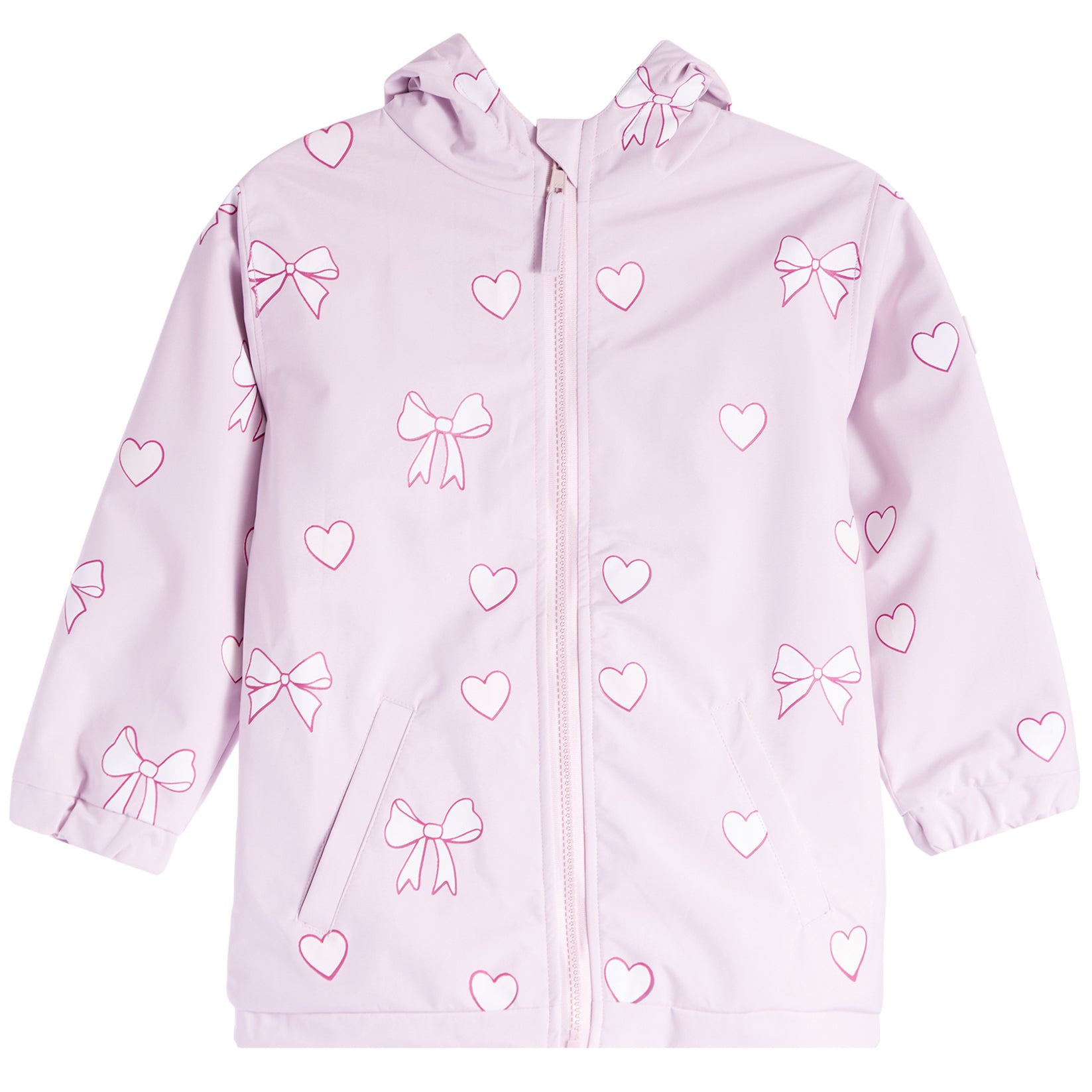 Hearts Bows Color Changing Raincoat - Denny's