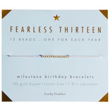 13 Milestone Birthday Bracelet - Denny's