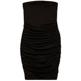 Ruched Strapless Mini Dress