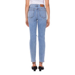 Zoey HR Knee Ripped Mom Jean - Denny's