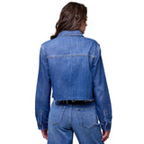 Abbey Crop Denim Shirt - Denny's
