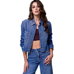 Abbey Crop Denim Shirt - Denny's