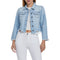 Mid Length Raw Hem Denim Jacket - Denny's