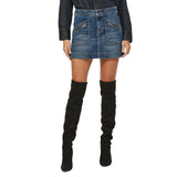 Mid Rise Patch Pocket Mini Skirt - Denny's