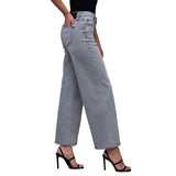 Nori 32" Length Wide Leg Jean - Denny's