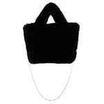 Heart Faux Fur Tote - Denny's