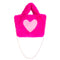 Heart Faux Fur Tote - Denny's