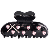 Crystal Hearts Claw Clip - Denny's