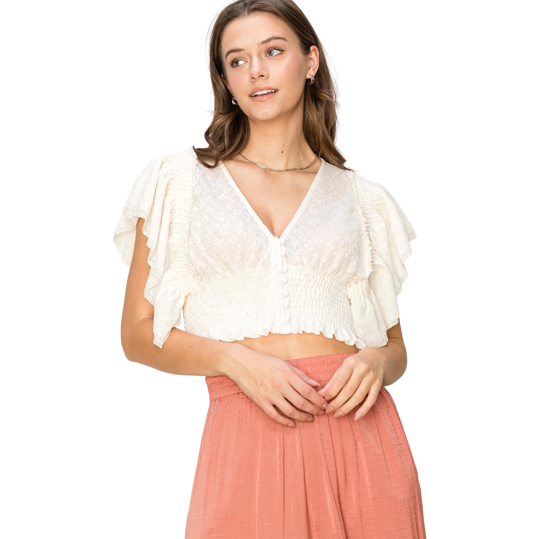 Flutter Sleeve Top - Denny's