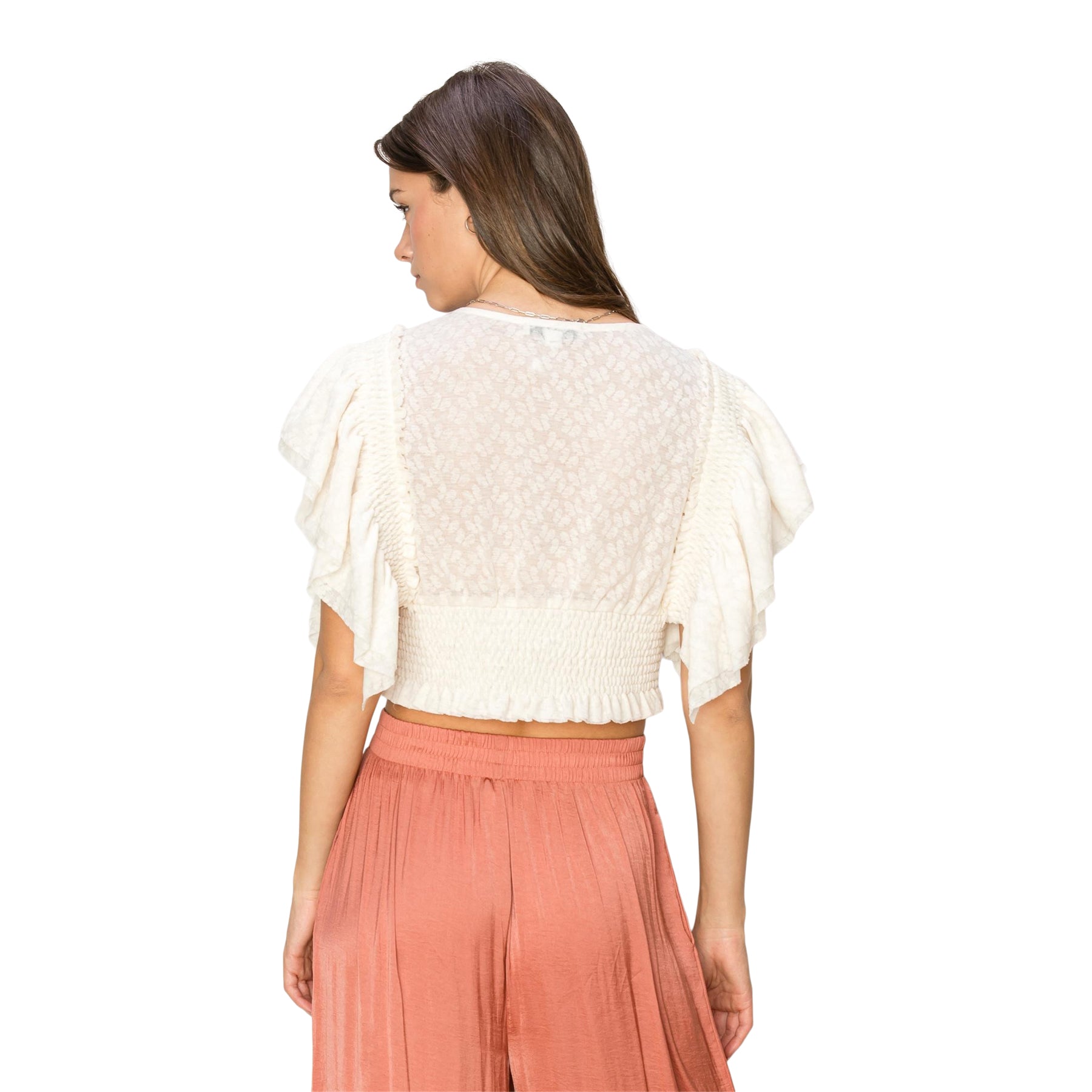 Flutter Sleeve Top - Denny's