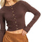 Ribbed Cardigan - Denny's
