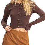 Ribbed Cardigan - Denny's