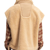 Oversized Sherpa Vest - Denny's