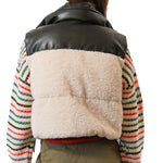 Being Myself Sherpa Puffer Vest - Denny's