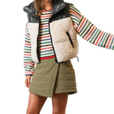 Being Myself Sherpa Puffer Vest - Denny's