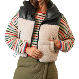 Being Myself Sherpa Puffer Vest - Denny's