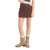 Suede Skort