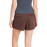 Suede Skort