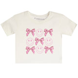 Happy Face Bow Tee - Denny's
