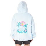 Embroirdered Hibiscus Hoodie - Denny's