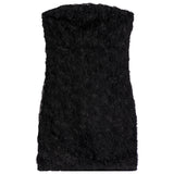 Rose Detail Strapless Dress - Denny's