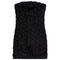 Rose Detail Strapless Dress - Denny's