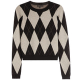 Argyle Crew Sweater