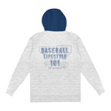 Blue Print Hoodie