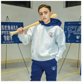 Blue Print Hoodie