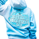 Cotton Candy Hoodie Blueberry