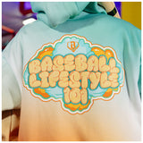 Cotton Candy Hoodie Tangerine Freeze