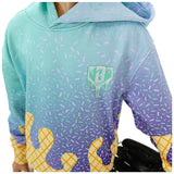 Ice Cream Hoodie Galaxy Grape