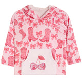 All Over Print Boots Bows Hoodie