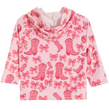 All Over Print Boots Bows Hoodie