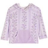 Lavender Floral Hoodie