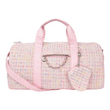 Tweed Duffle Bag With Heart Coin Purse - Denny's