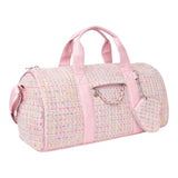 Tweed Duffle Bag With Heart Coin Purse - Denny's