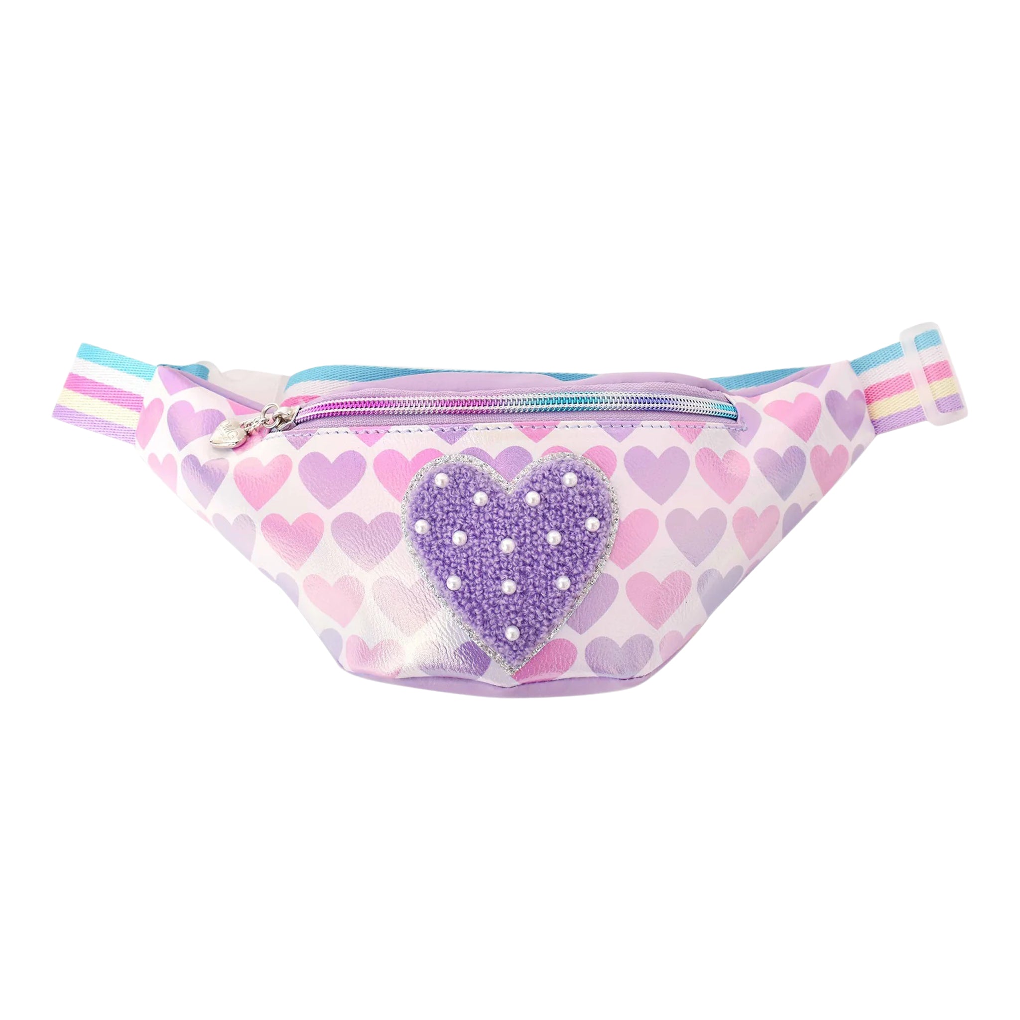 Hearts Print Fanny Pack - Denny's