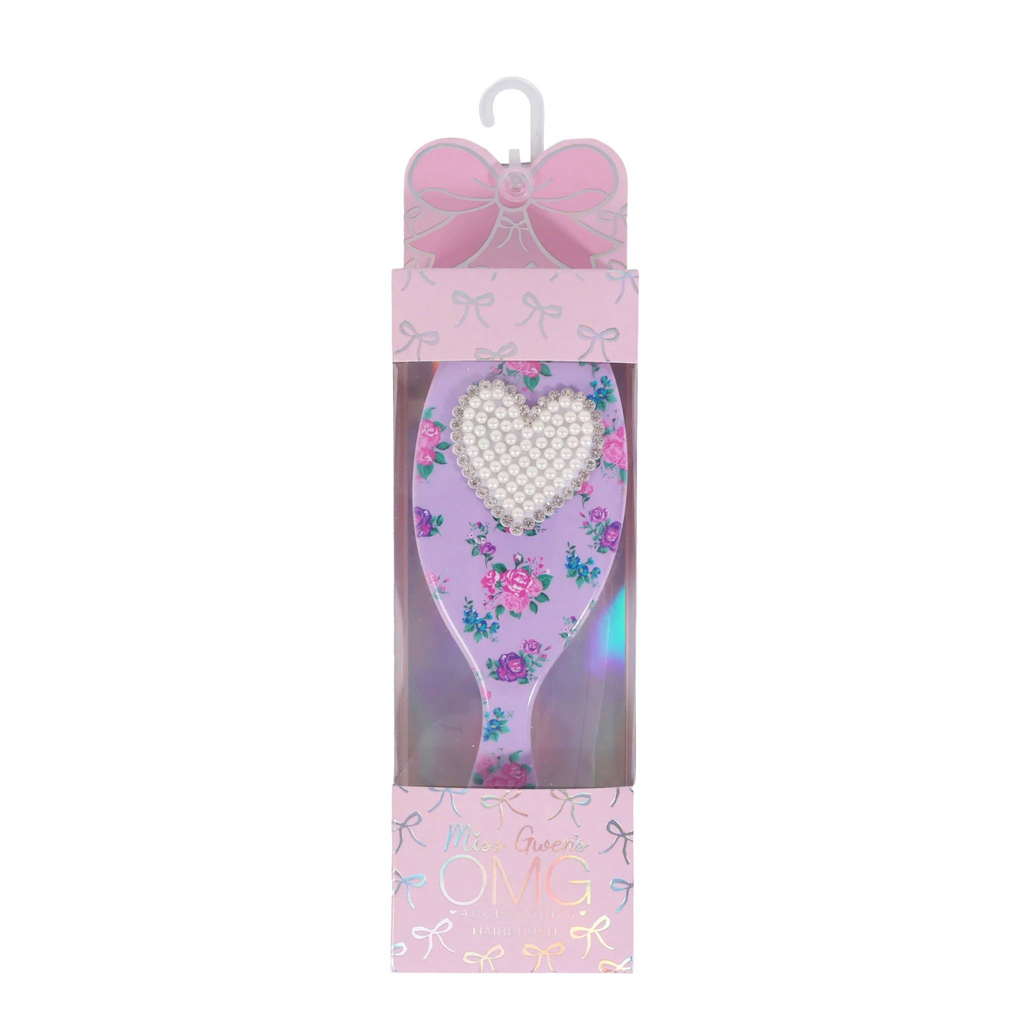 Heart Pearls Hair Brush - Denny's